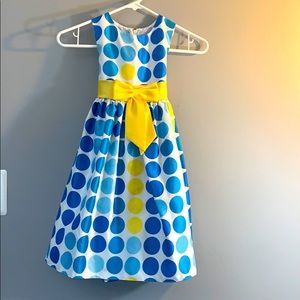 No torn, new,polka dots, ribbon yellow